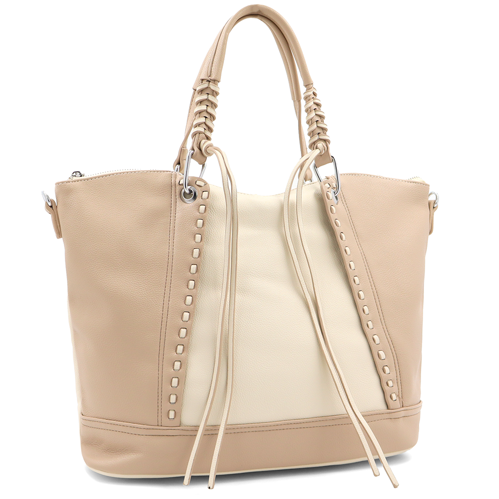 Nagy női táska – bézs/világosbarna