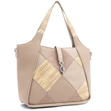 Nagy női táska – világosbarna