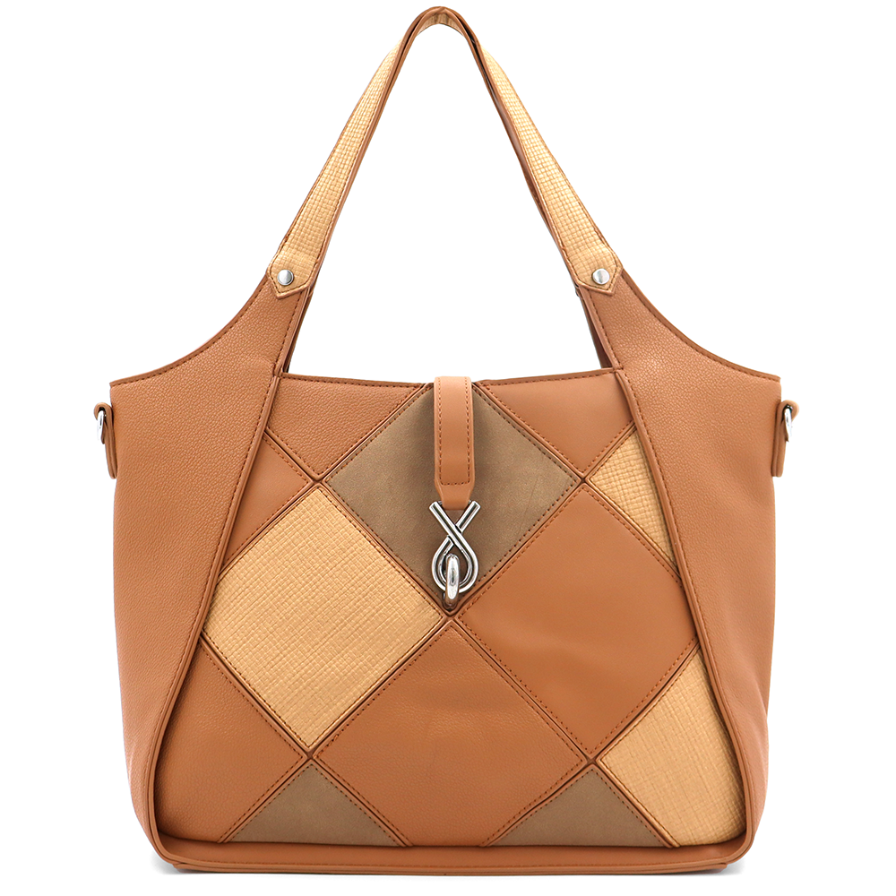 Nagy női táska – téglabarna