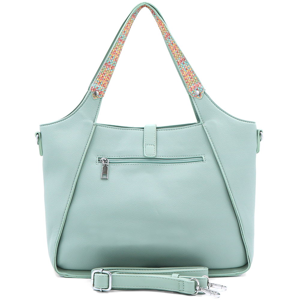 Nagy női táska – mentazöld