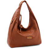 Nagy női táska típusú táska – téglabarna