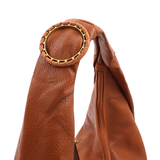 Nagy női táska típusú táska – téglabarna