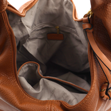 Nagy női táska típusú táska – téglabarna