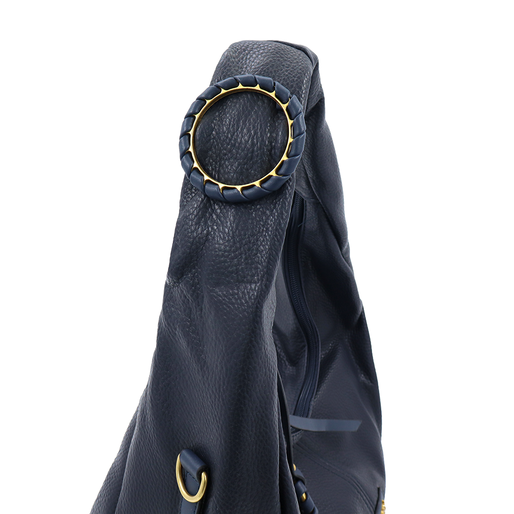 Nagy női táska típusú táska – sötétkék