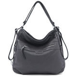 2 az 1-ben – táska és hátizsák – szürke