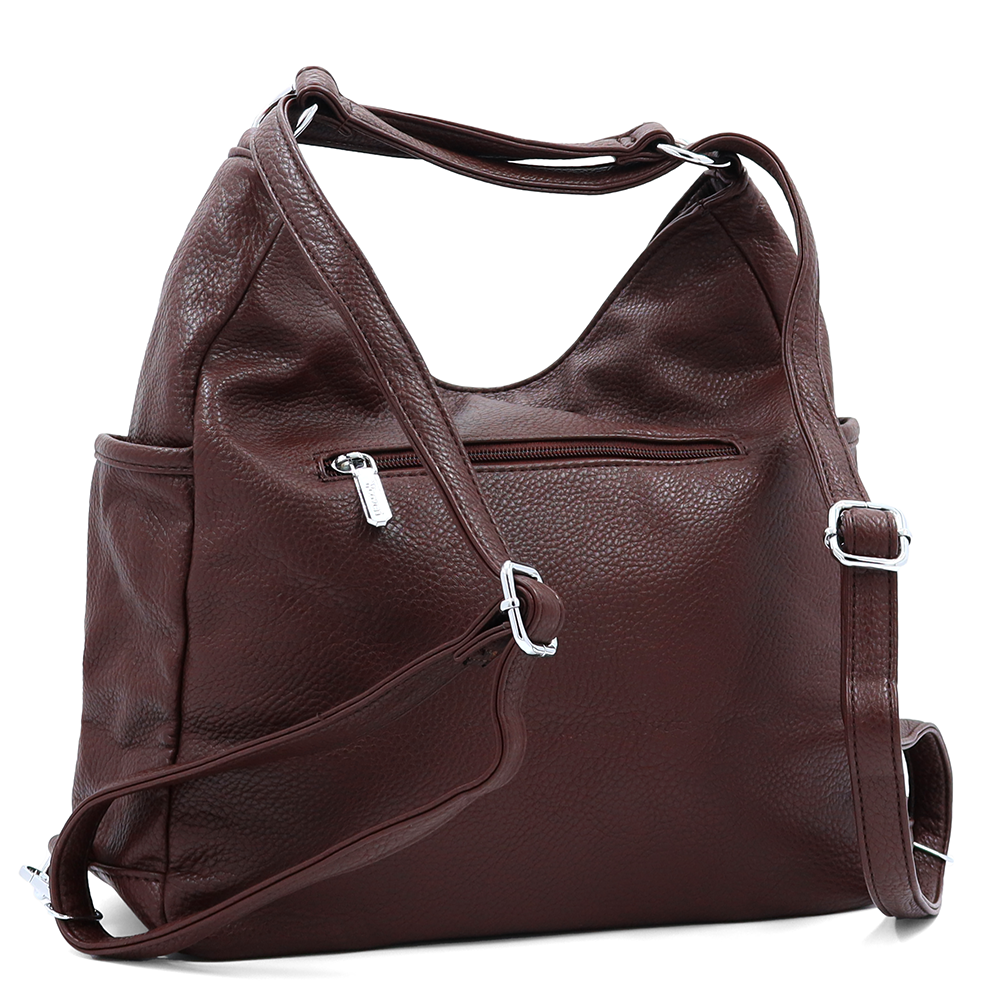 2 az 1-ben – táska és hátizsák – barna