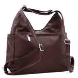 2 az 1-ben – táska és hátizsák – barna