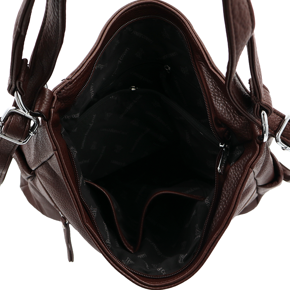 2 az 1-ben – táska és hátizsák – barna