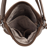 2 az 1-ben – táska és hátizsák – világosbarna