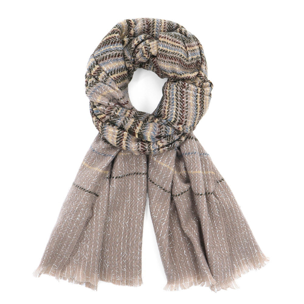 Meleg téli sál – világosbarna