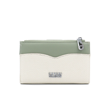 Női pénztárca sok rekesszel – bézs/zöld