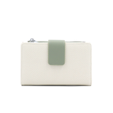 Női pénztárca sok rekesszel – bézs/zöld