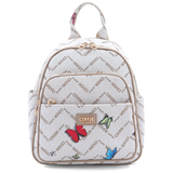 Női hátizsák mintás – bézs