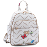 Női hátizsák mintás – bézs