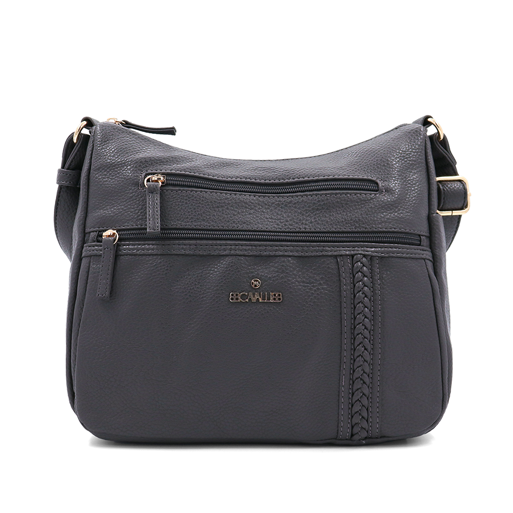 Női válltáska – szürke