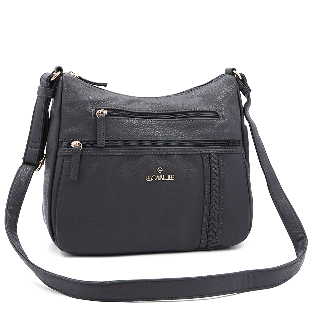 Női válltáska – szürke