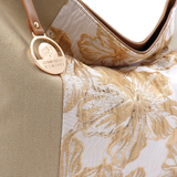 Nagy női táska típusú táska – világosbarna