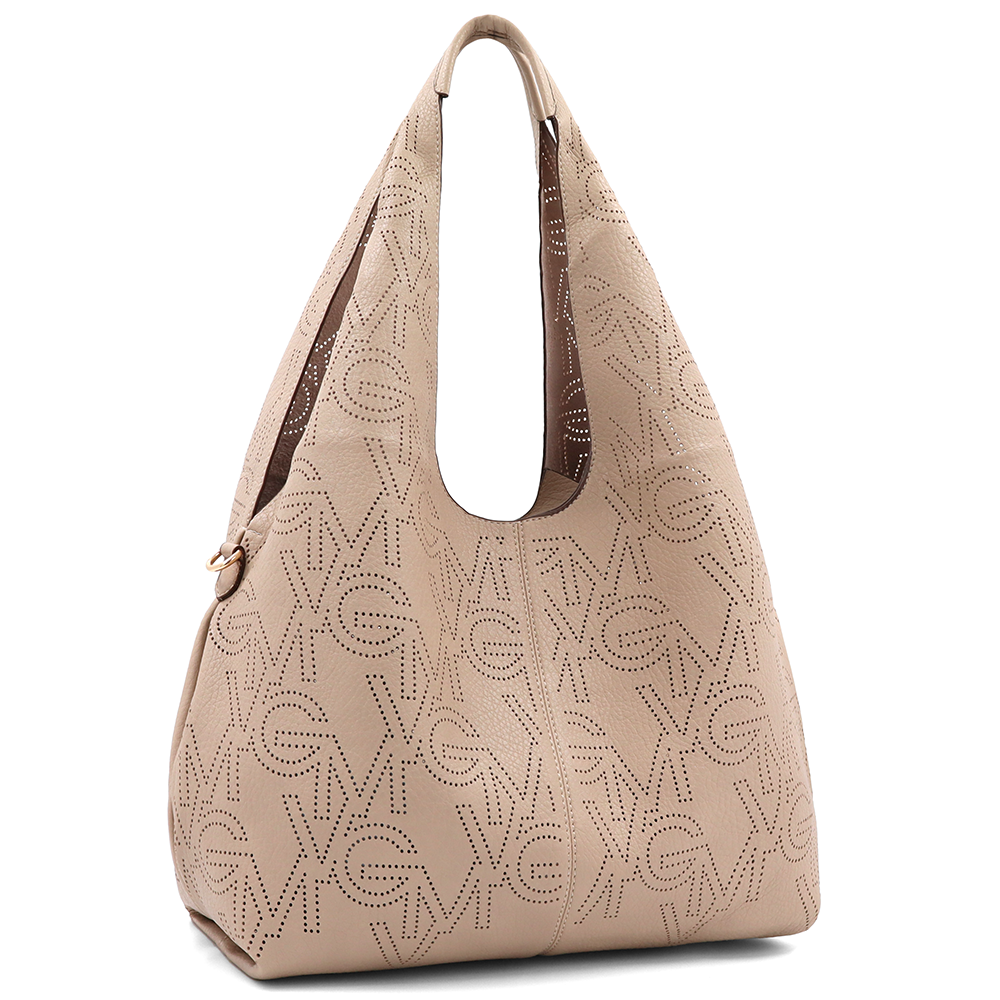 SZETT – Női táska típusú táska + válltáska – világosbarna