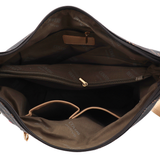 2 az 1-ben – Táska és hátizsák mintás – sötétbarna