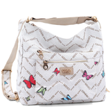 2 az 1-ben – Táska és hátizsák mintás – bézs