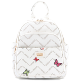 Női hátizsák mintás – fehér