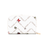 Női pénztárca mintás – fehér