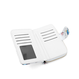 Női pénztárca mintás – fehér