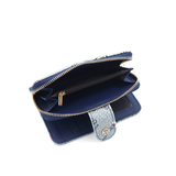 Női pénztárca mintás – kék