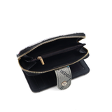 Női pénztárca mintás – szürke