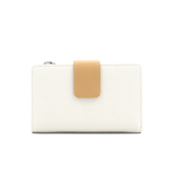 Női pénztárca sok rekesszel – bézs/mustársárga