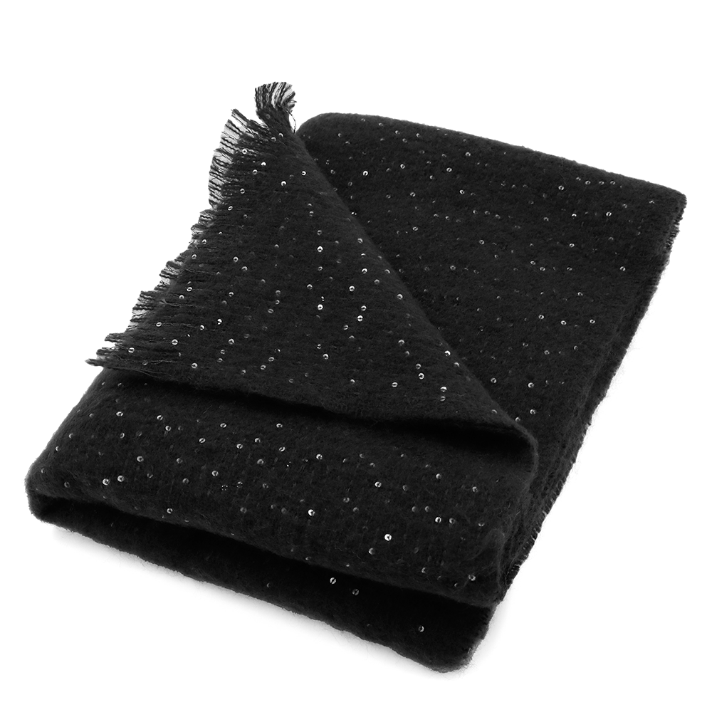 Puha téli sál – fekete