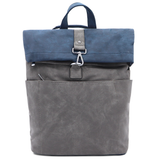 2 az 1-ben – Női hátizsák és táska sok zsebbel – szürke