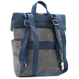 2 az 1-ben – Női hátizsák és táska sok zsebbel – szürke