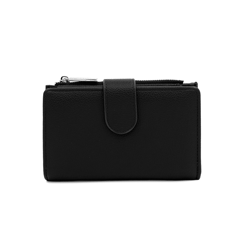 Modern női pénztárca - fekete