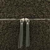 Plüss női hátizsák – zöld