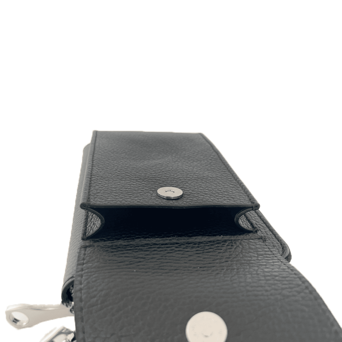 2 az 1-ben - táska és pénztárca természetes bőrből - fekete