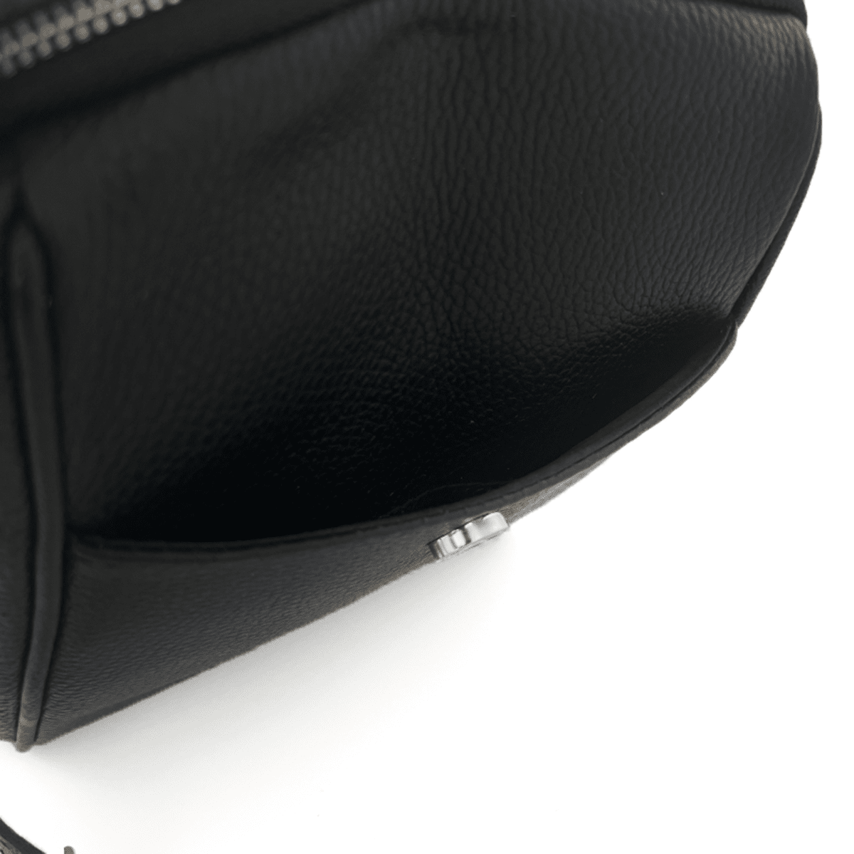 Női hátizsák természetes bőrből Venezia - fekete