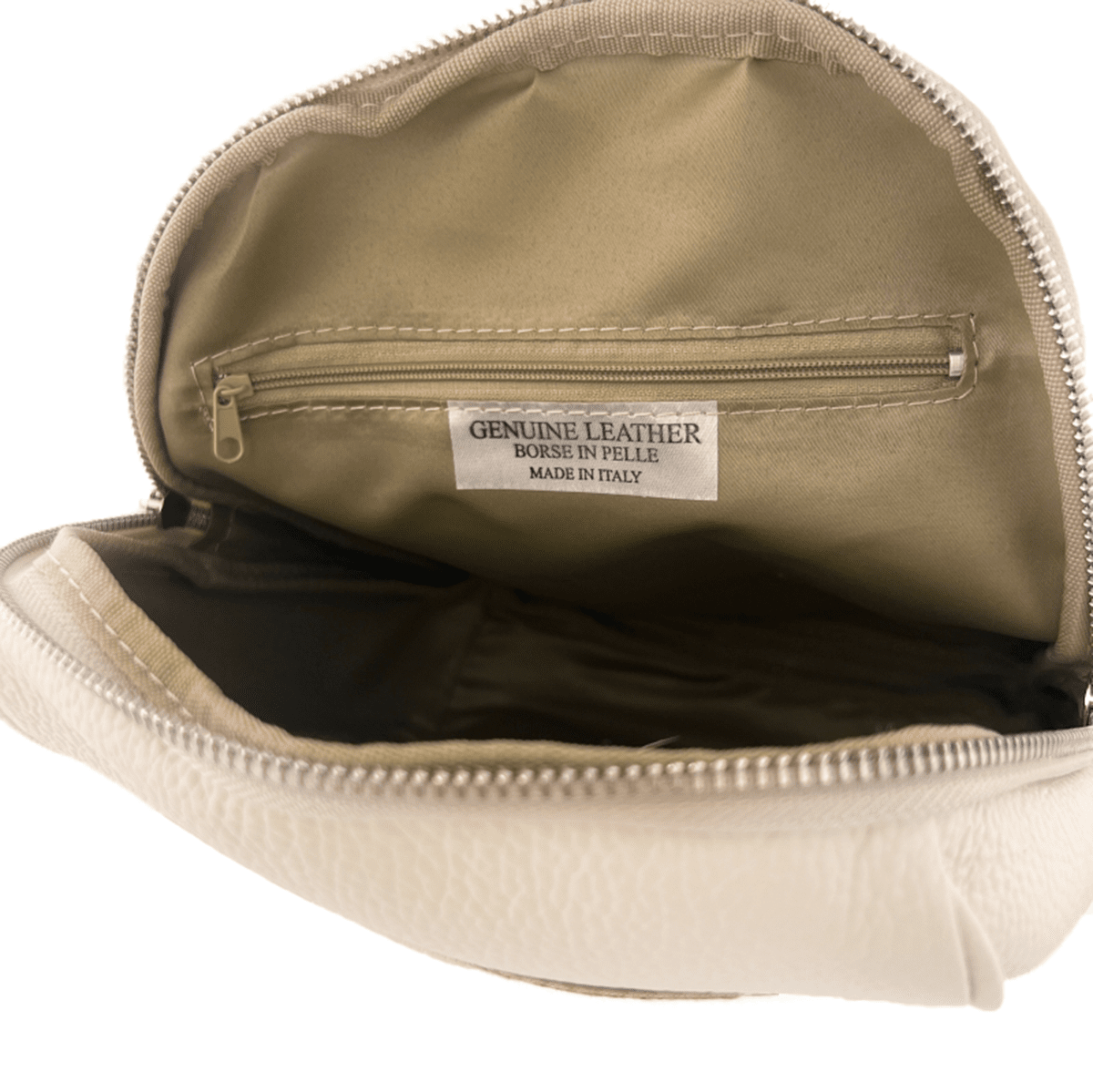 Női hátizsák természetes bőrből Venezia - bézs