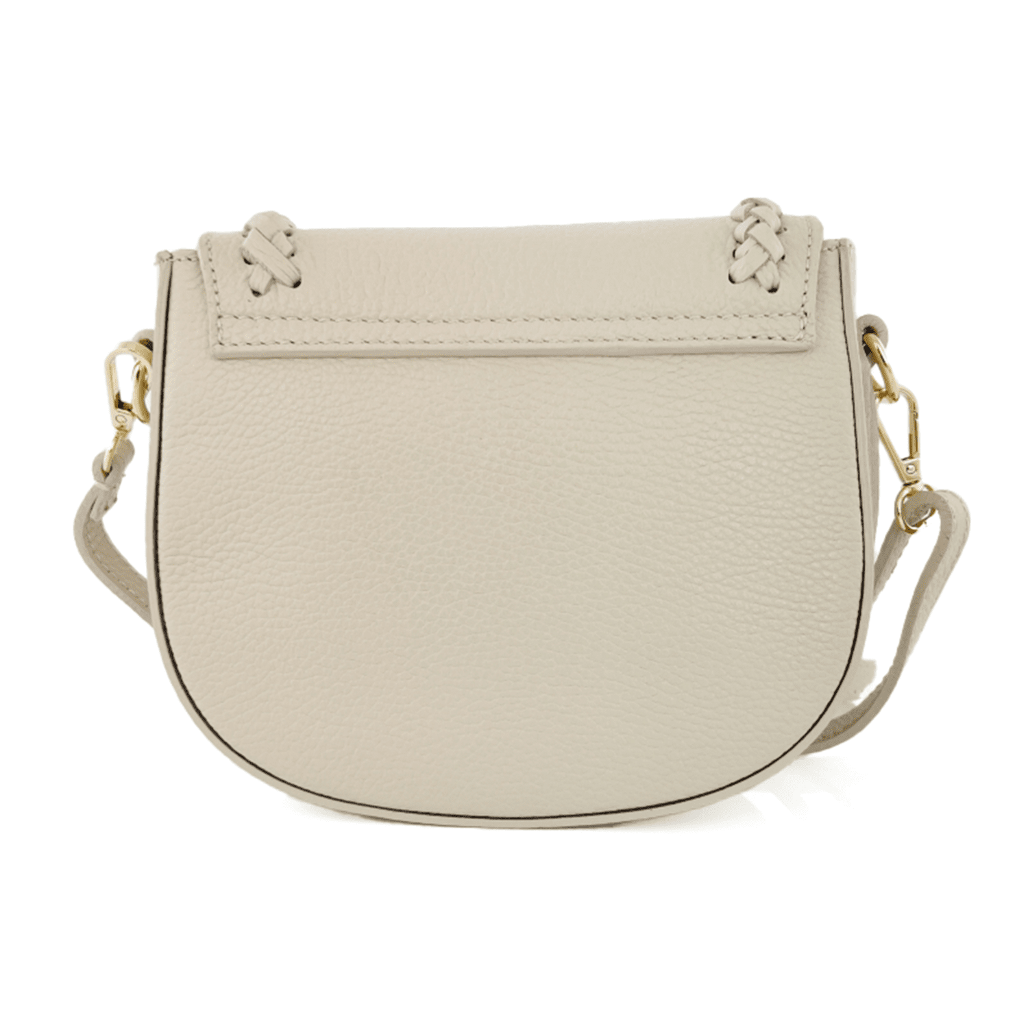 Női válltáska természetes bőrből Naomi - bézs