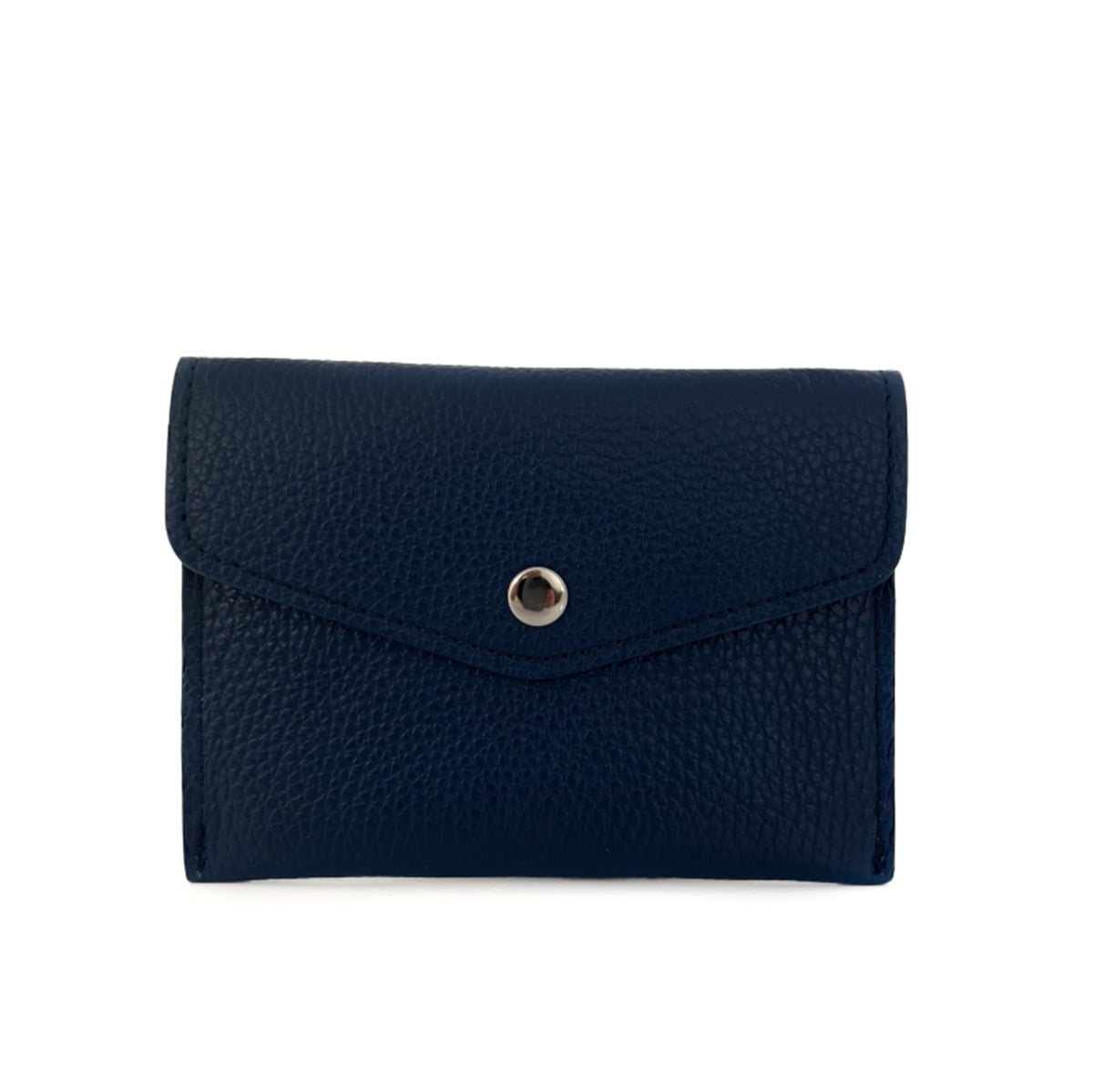 Természetes bőr pénztárca - sötétkék