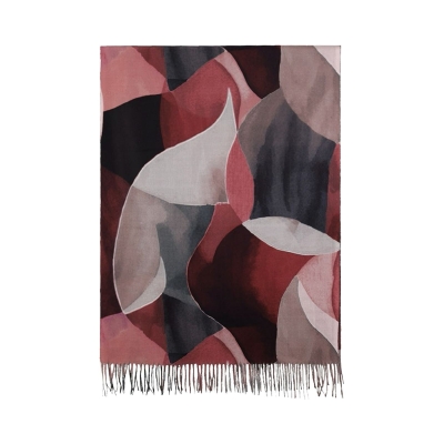 Diana & Co – Puha mintás sál – bordó