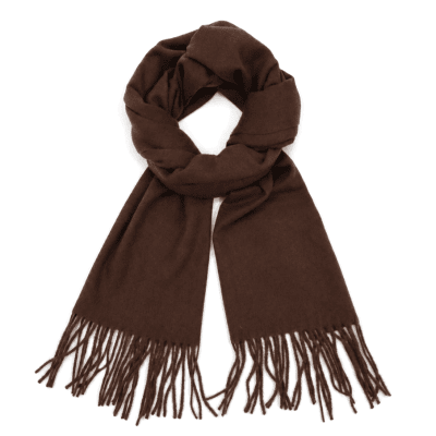 Diana & Co – Puha női sál gyapjúval – sötétbarna