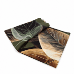 Diana & Co – Puha sál levélmintával – téglabarna