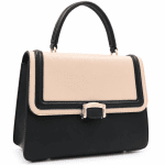 Chris Bella – Női táska és pénztárca szett – világosbarna/téglabarna