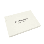Diana & Co – Puha sál levélmintával – téglabarna