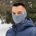 Csősál 100% finom merinógyapjúból – kék