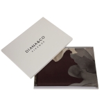 Diana & Co – Puha sál őszi levélmintával – bordó