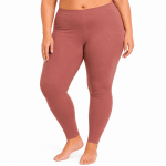 Női pamut leggings – rózsaszín hamu