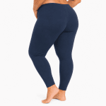 Női pamut leggings – sötétkék